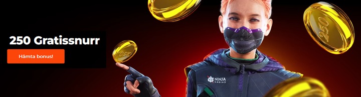 Ninja Casino free spins – 250 på Ancient Egypt Classic